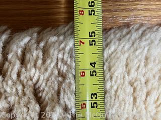 Mid-Century Art Deco Style Wool Pile Rug. Measures 56 x 80"  {Pickup Location: 311 Chestnut St., Falls Church City, VA 22046}