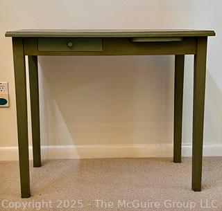 Green Wood Desk.  {Pickup Location: 311 Chestnut St., Falls Church City, VA 22046}