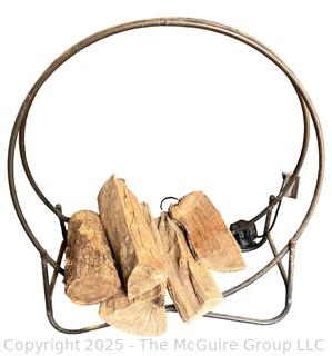 Hoop Style Firewood Holder  {Pickup Location: 311 Chestnut St., Falls Church City, VA 22046}