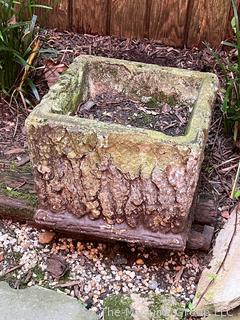 Square Cement Garden Planter  {Pickup Location: 311 Chestnut St., Falls Church City, VA 22046}  