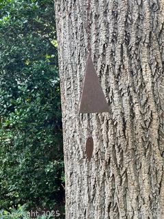 Cast Iron Modern Wind Chime  {Pickup Location: 311 Chestnut St., Falls Church City, VA 22046}