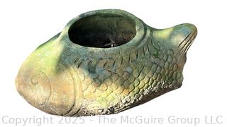 Cement Fish Outdoor Garden Planter {Pickup Location: 311 Chestnut St., Falls Church City, VA 22046}  