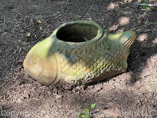 Cement Fish Outdoor Garden Planter {Pickup Location: 311 Chestnut St., Falls Church City, VA 22046}  