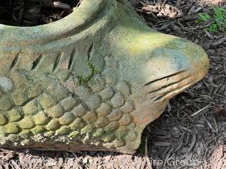 Cement Fish Outdoor Garden Planter {Pickup Location: 311 Chestnut St., Falls Church City, VA 22046}  