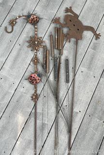 Group of Metal Garden Decor Stakes {Pickup Location: 311 Chestnut St., Falls Church City, VA 22046}
