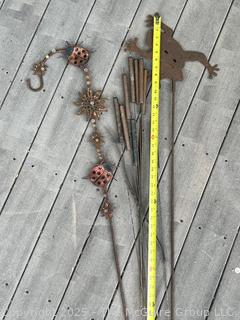 Group of Metal Garden Decor Stakes {Pickup Location: 311 Chestnut St., Falls Church City, VA 22046}