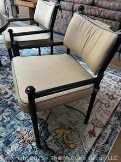 Round Glass Patio Table with Six (6) Chairs  {Pickup Location: 311 Chestnut St., Falls Church City, VA 22046}