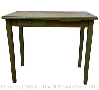 Green Wood Desk.  {Pickup Location: 311 Chestnut St., Falls Church City, VA 22046}