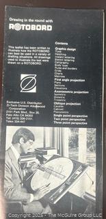 Rotoboard, A Drafting Tool Designed for "Drawing in the Round"; and a "Gerber Variable Scale, a Mechanical Computational Device Used by Engineers and Architects for Graphical Applications.  