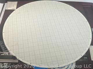 Rotoboard, A Drafting Tool Designed for "Drawing in the Round"; and a "Gerber Variable Scale, a Mechanical Computational Device Used by Engineers and Architects for Graphical Applications.  