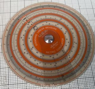 Rotoboard, A Drafting Tool Designed for "Drawing in the Round"; and a "Gerber Variable Scale, a Mechanical Computational Device Used by Engineers and Architects for Graphical Applications.  