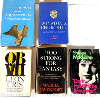 Five (5) Books on History and Autobiographies
