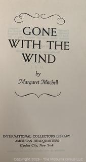 Five (5) Library Books Including Gone with the Wind, Homer and the Odyssey, Jane Eyre, Pickwick Papers & The Brownings. The International Collectors Series 