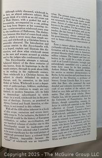 The Encyclopedia of Witchcraft and Demonology, Book by Rossell Hope Robbins.