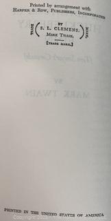 Four (4) Books Including Mark Twain Autobiography, Huckleberry Finn, Anywoman, and a Political Biography About President LBJ.