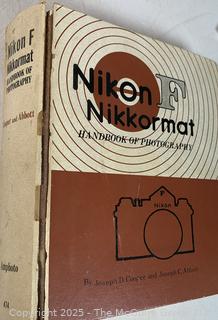 Nikon F Nikkormat Handbook of Photography, Book by Joseph D. Cooper and Joseph C. Abbott.