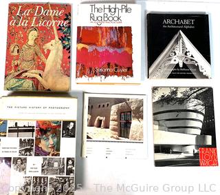 Six (6) Books on Photography and Rugmaking