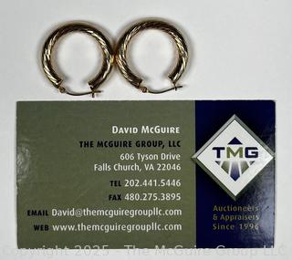 Gold Plated Hoop Earrings