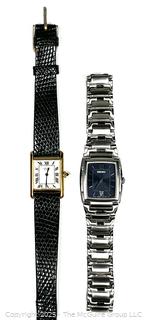Two (2) Quartz Watches, Untested