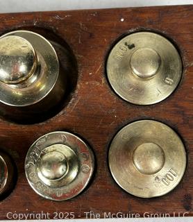 Eimer & Amend NY Apothecary Scale Weights in Wood Box
