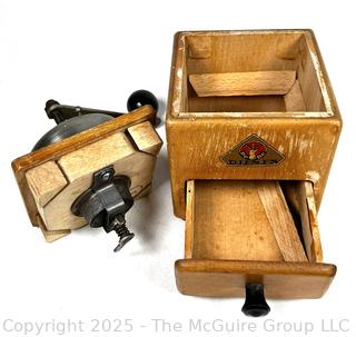 Kitchenware Including Coffee Grinder, DURO Copper Italian Coffee Pot, Bell and Shaker