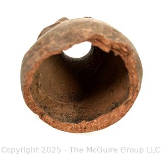 Two (2) Pre-Columbian Pottery Artifacts, Including Vase and Partial Face Decoration