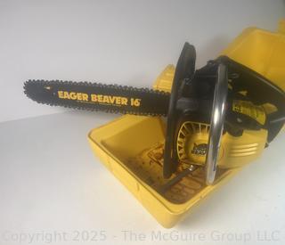 Eager Beaver 16" Gas Chainsaw by McCullough with Plastic Case
