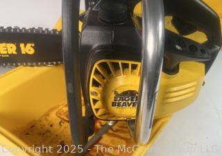 Eager Beaver 16" Gas Chainsaw by McCullough with Plastic Case