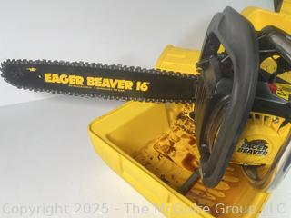 Eager Beaver 16" Gas Chainsaw by McCullough with Plastic Case