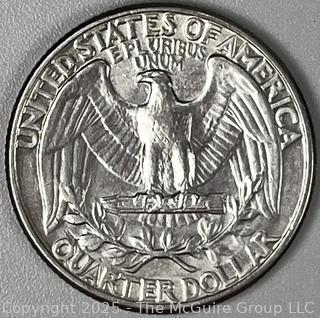 1932 (P) US Washington Head Quarter 25 Cent Silver Coin