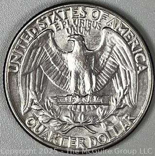 1932 (P) US Washington Head Quarter 25 Cent Silver Coin