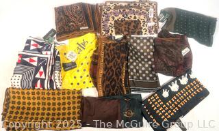 Group of Ladies Scarves, Most Silk