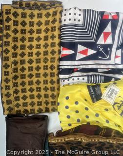 Group of Ladies Scarves, Most Silk