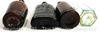 Four (4) Antique Bottles from Privy Dig