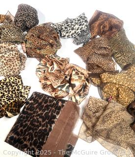 Ladies Scarves in Animal Print Patterns 