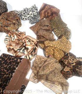 Ladies Scarves in Animal Print Patterns 