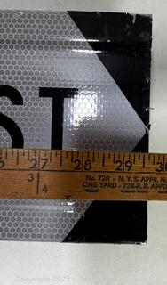 Metal Vermont Street Sign