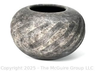 Round Studio Art Pottery Vase Signed (James) Coffelt 3.5"T