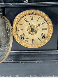 Heavy Ansonia Neoclassical Style Mantle Clock, Untested