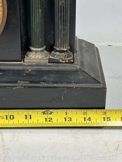 Heavy Ansonia Neoclassical Style Mantle Clock, Untested