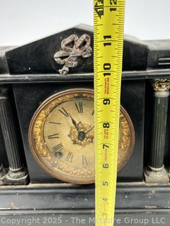 Heavy Ansonia Neoclassical Style Mantle Clock, Untested