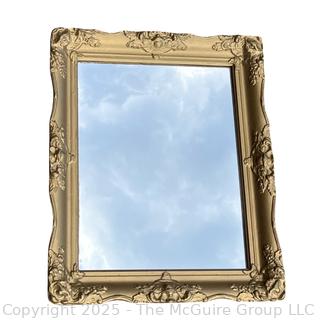 Large Giltwood Wall Mirror.  21" x 25"