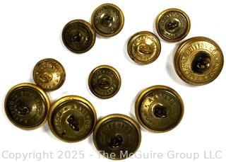 Brass Military Uniform Eagle Superior Buttons