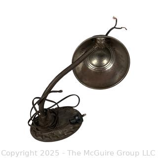 Industrial Metal Desk Lamp. Needs Rewiring