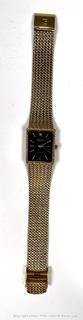 Gruen Precision Quartz Black Dial Wrist Watch