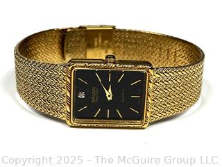 Gruen Precision Quartz Black Dial Wrist Watch