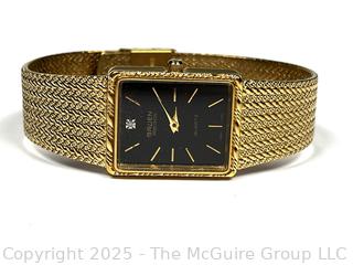 Gruen Precision Quartz Black Dial Wrist Watch