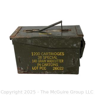 1200 US Military Ammo Box 38 Special