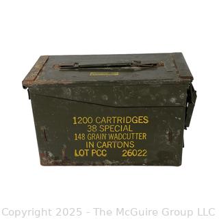 1200 US Military Ammo Box 38 Special