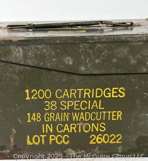 1200 US Military Ammo Box 38 Special